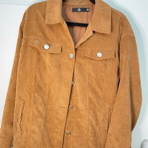 Tan Over Sized Jacket